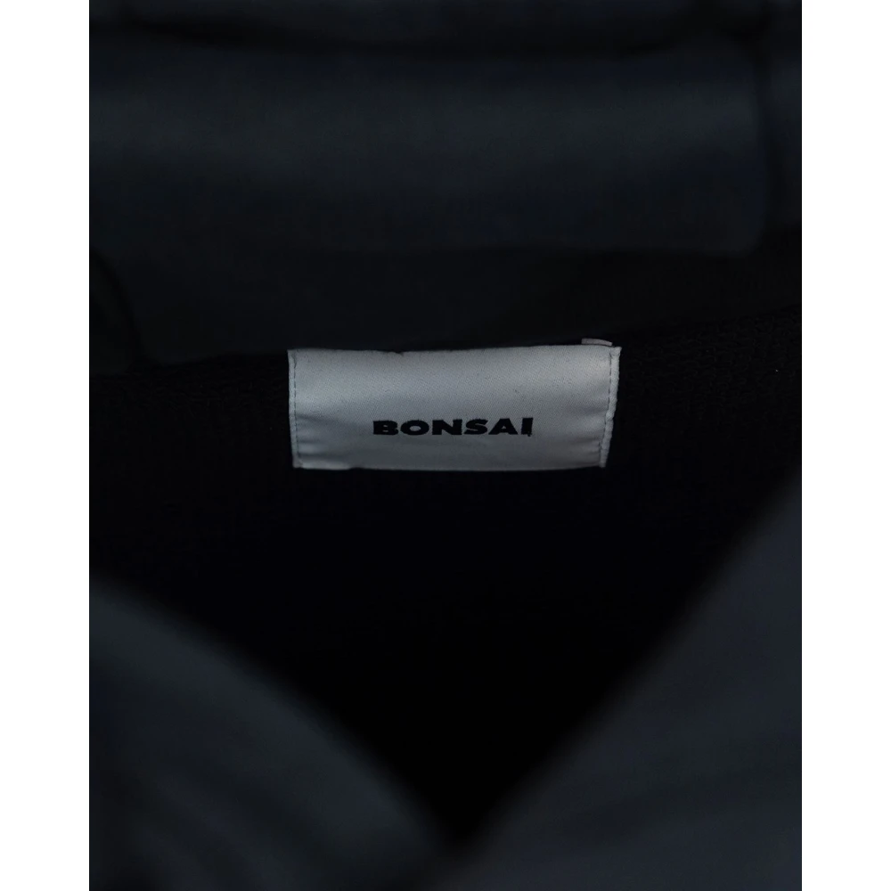 Bonsai Zwarte Hoodie Regular Fit Black Heren