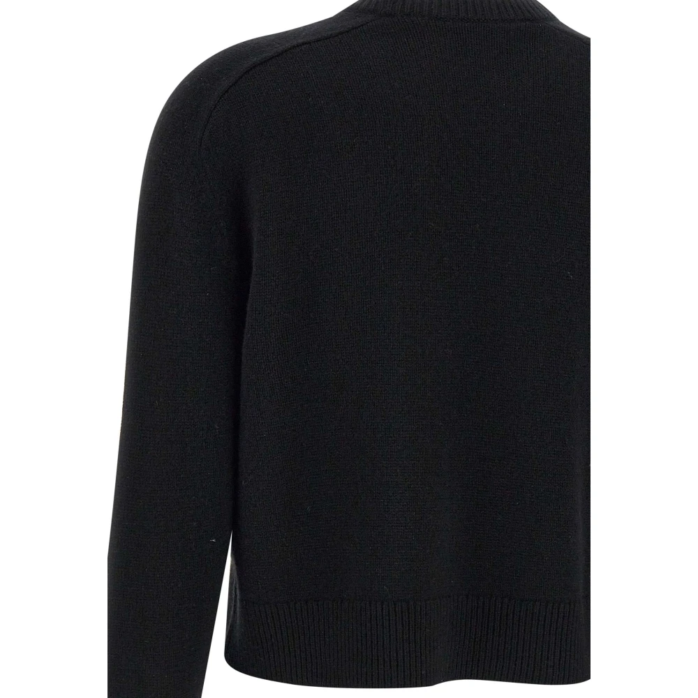 Theory Kasjmier Zwarte Trui Lange Mouw Black Dames