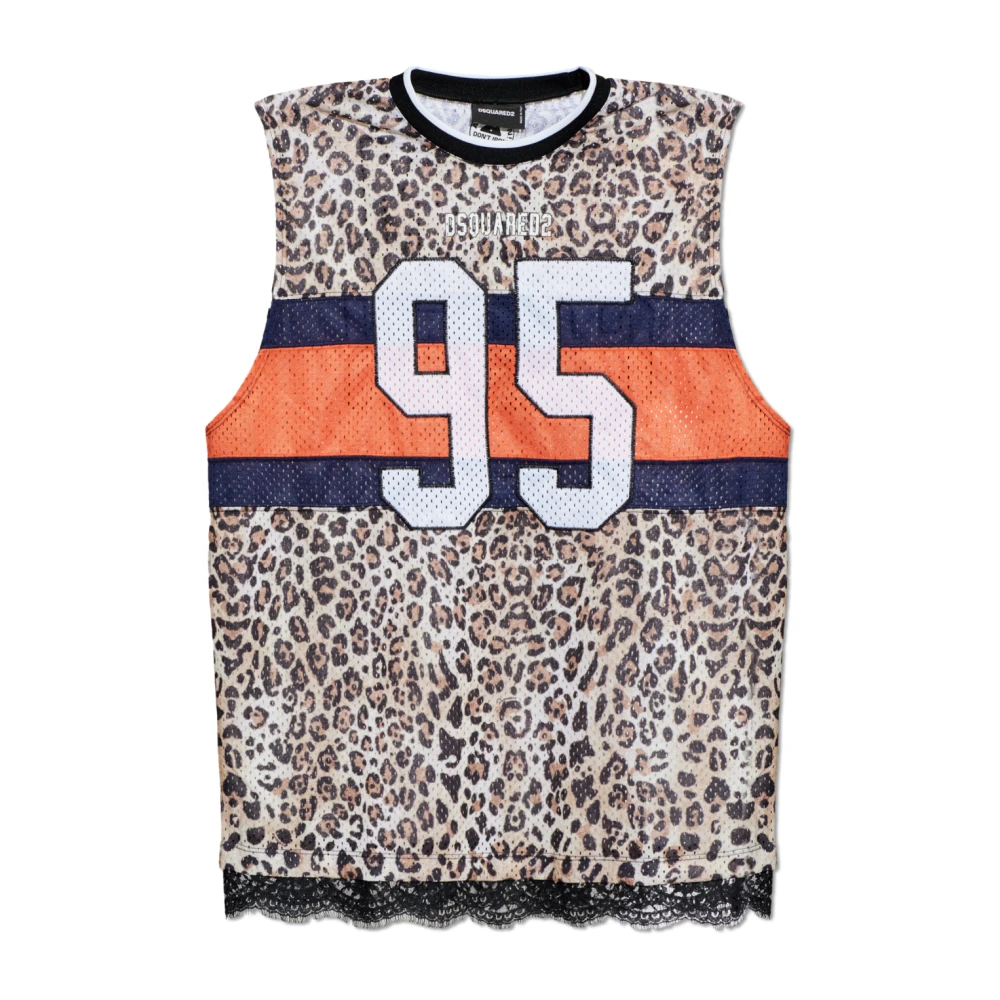 Dsquared2 Uomo Beige Top, 3XL, New,