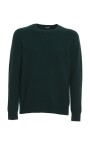 groene-geborstelde-wol-slim-fit-trui