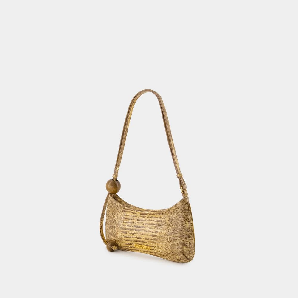 Jacquemus Beige Perle Schoudertas Leer Beige Dames