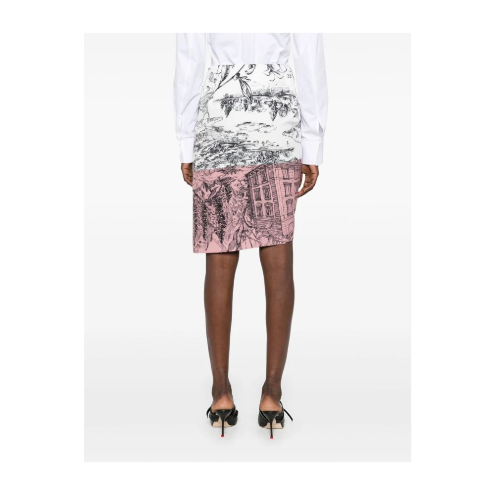 Moschino Stijlvolle polyester rok Multicolor Dames