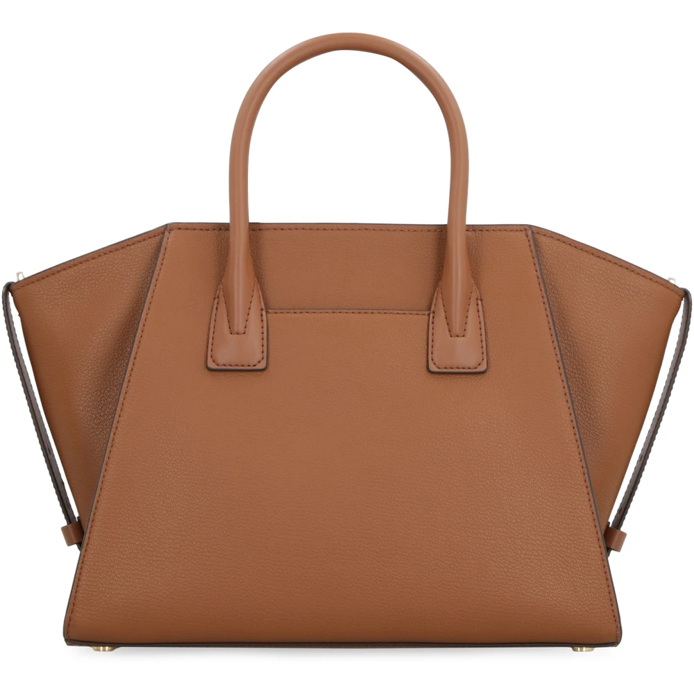 Michael Kors Handtas van gekorreld leer met logobasis Brown Dames