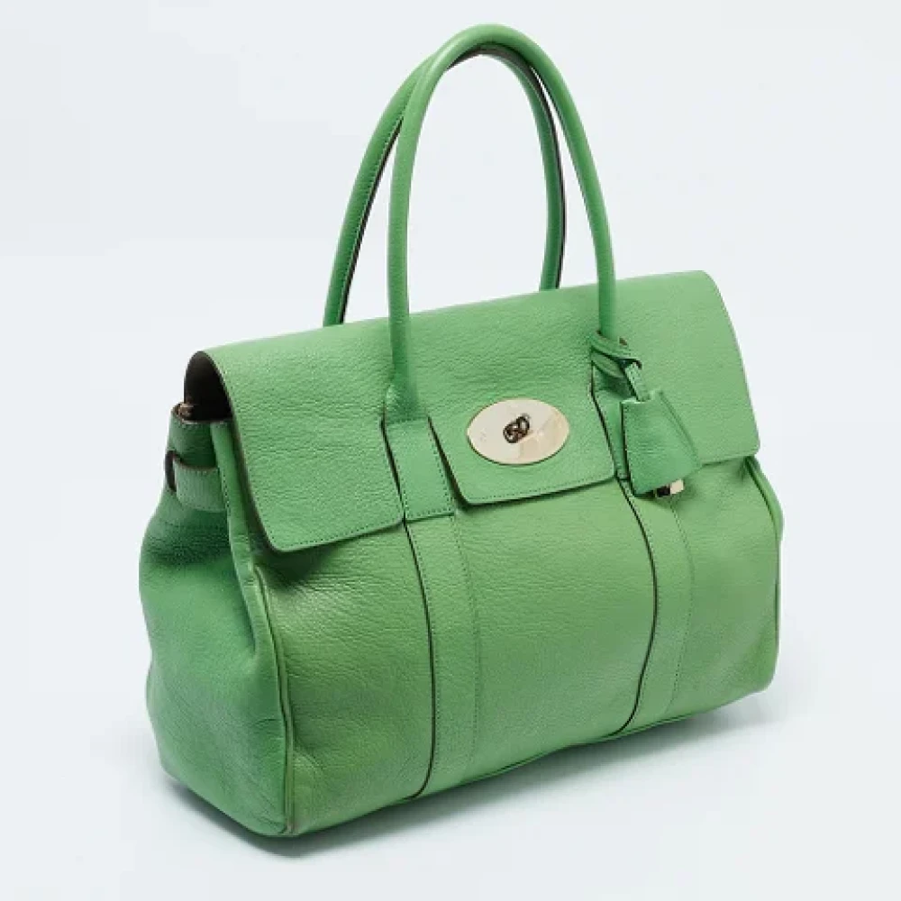 Mulberry Pre-owned Leather handbags Green Dames