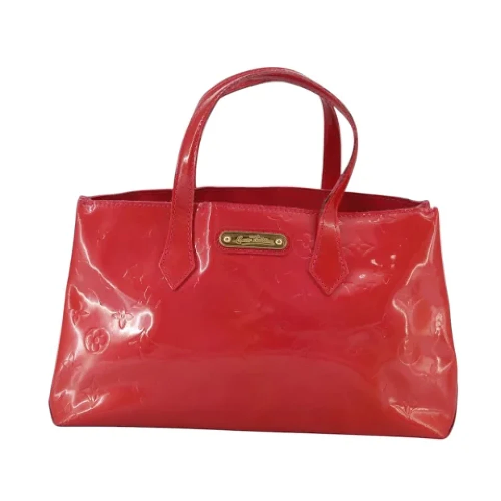 Louis Vuitton Vintage Pre-owned Leather handbags Red Dames