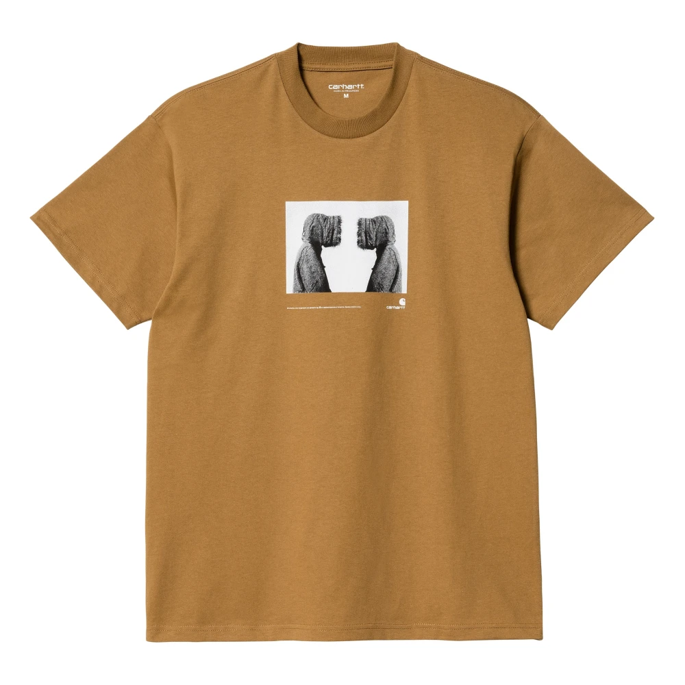 Carhartt WIP Urban Cold T-Shirt Comfortabel en Stijlvol Brown Heren
