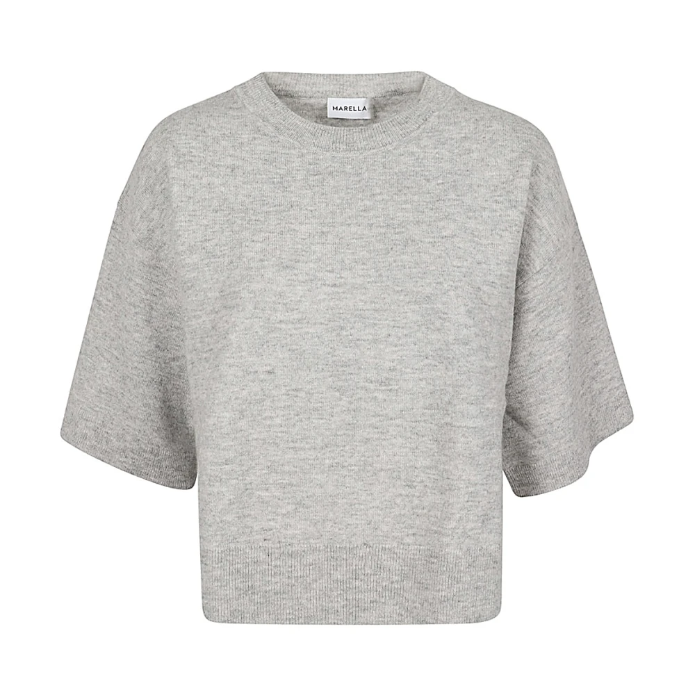 Marella Grijze wollen trui Gray Dames
