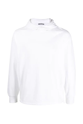 Logotypsmärkt Långärmad Huvtröja