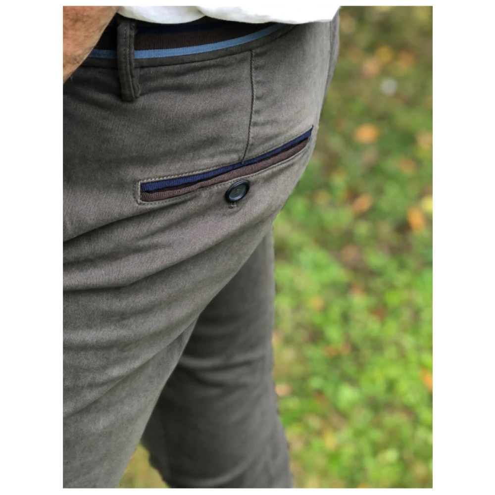 Mason's Chino Broek Green Heren