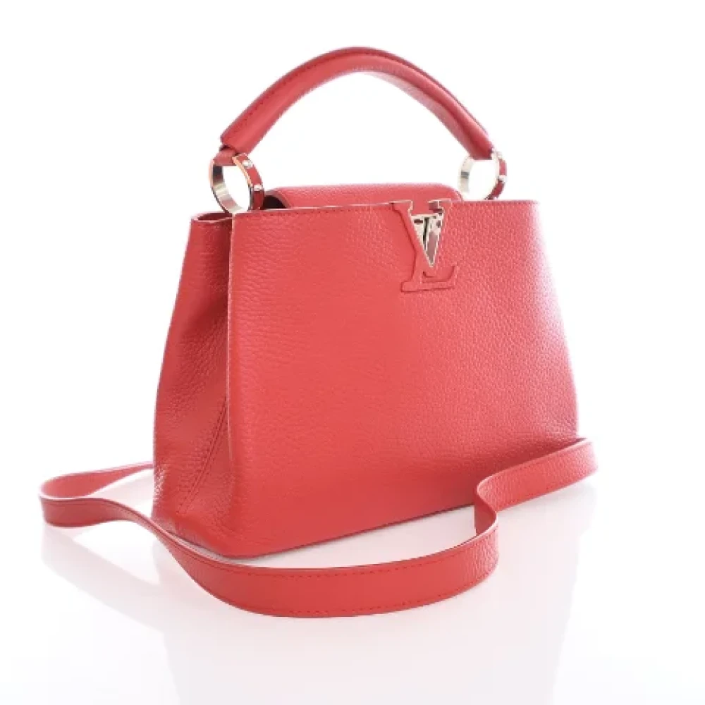 Louis Vuitton Vintage Pre-owned Leather handbags Red Dames