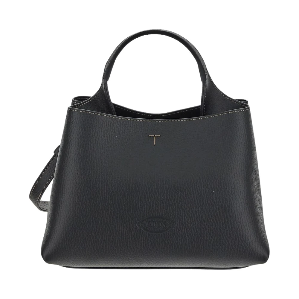 TOD'S Leren Logo Tas Black Dames