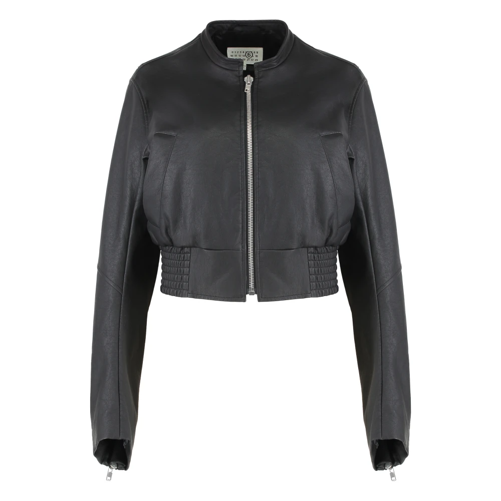 Mm6 Maison Margiela Donna Nero Giacche, S, New,