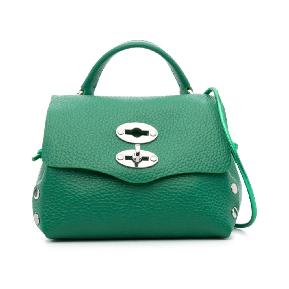 Zanellato Groene Twist-Lock Schoudertas Green Dames