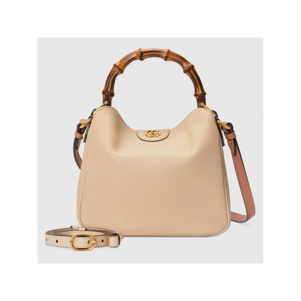 Gucci Diana Leren Schoudertas Pink Dames