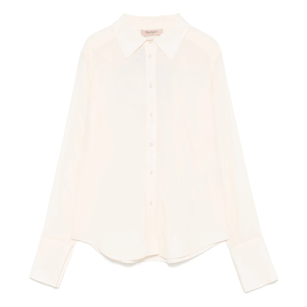 Twinset Witte Room Shirt Beige Dames