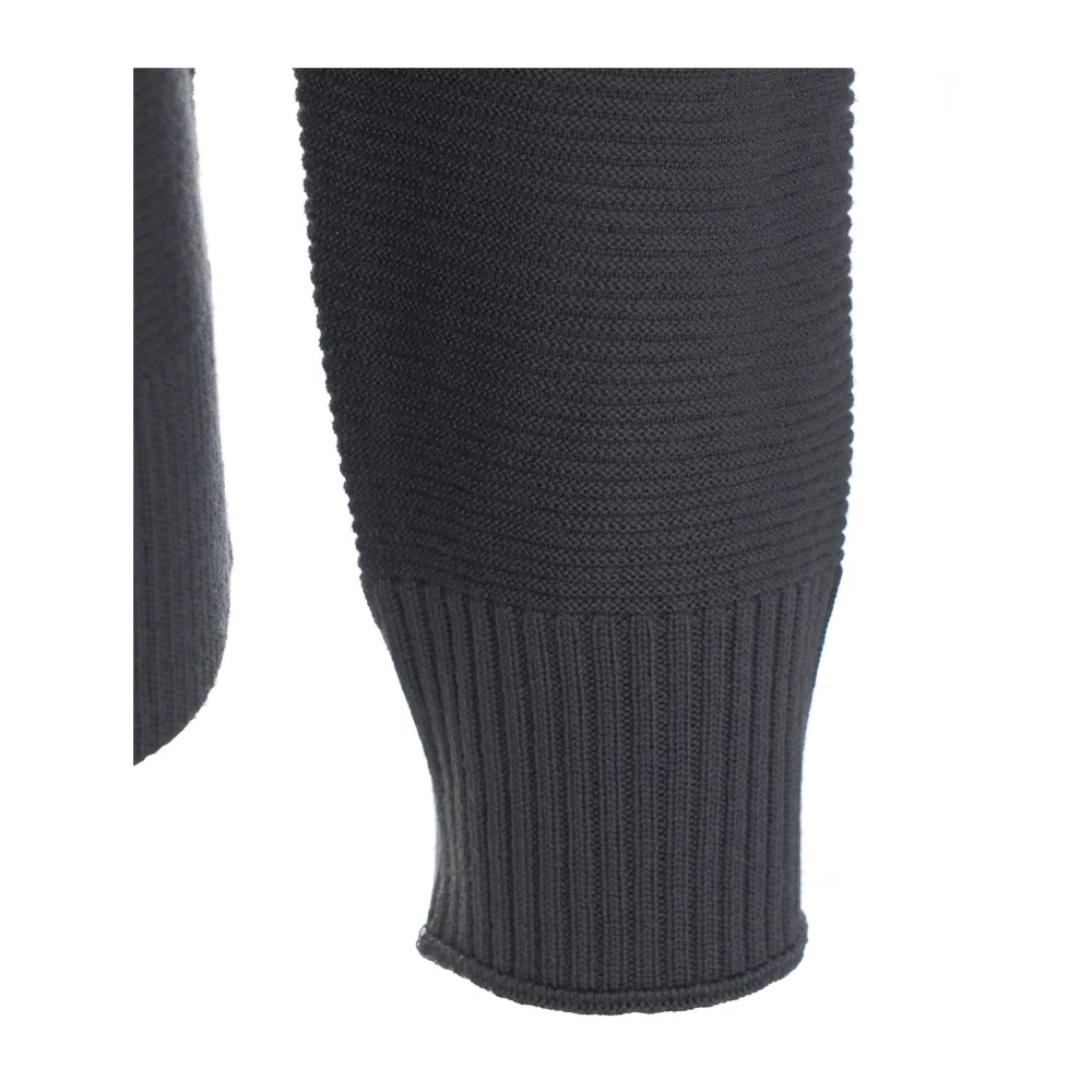 Kangra Blauwe Gebreide Kleding Aw24 Model Mannen Blue Heren