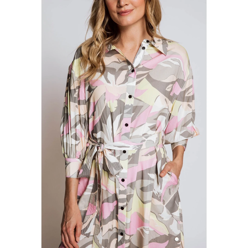 Zhrill Blousejurk Groen Multicolor Dames