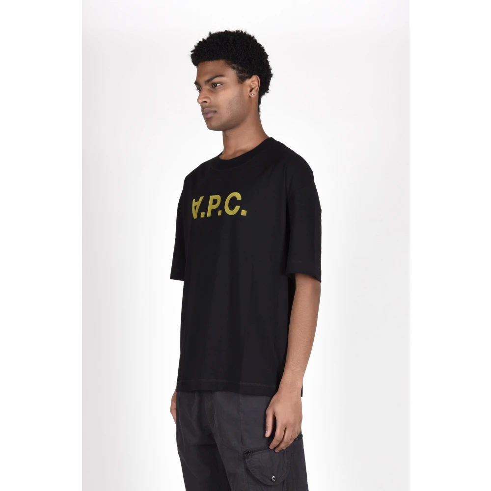 A.p.c. Katoenen T-Shirts Black Heren