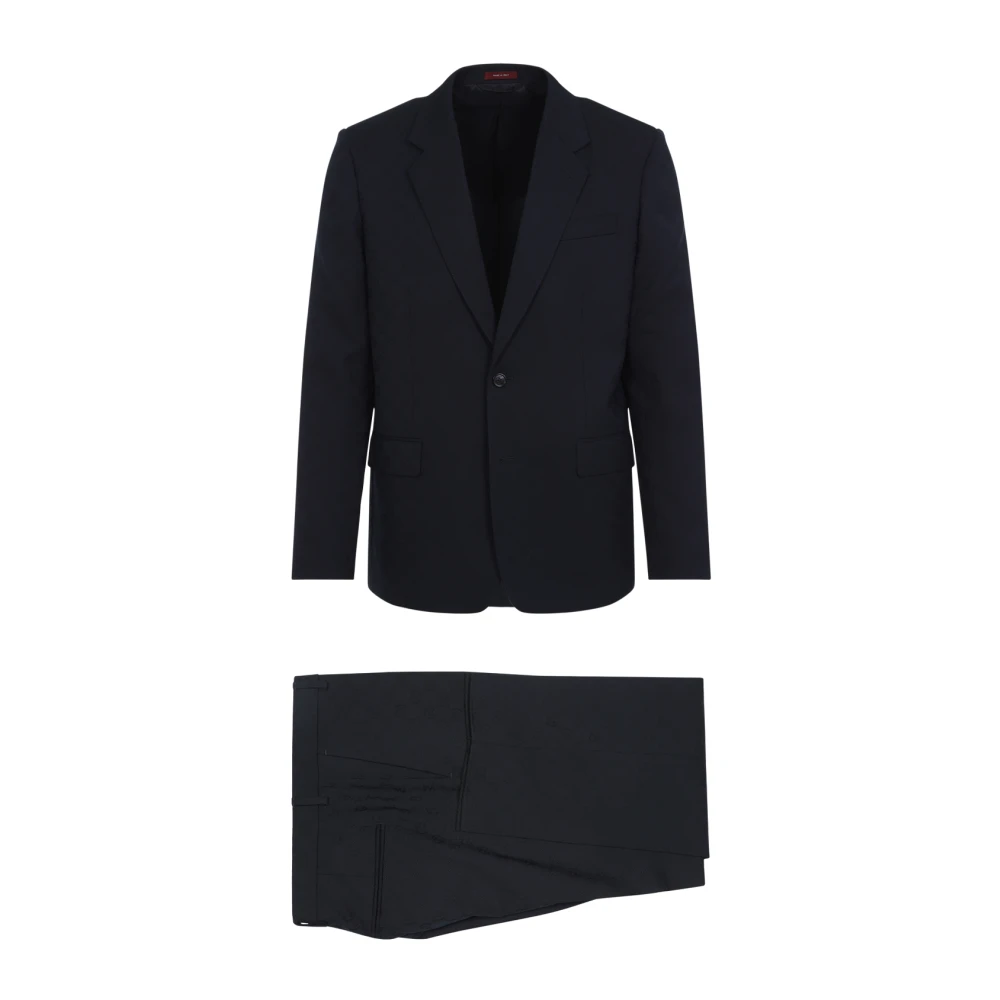 Gucci Blauw Pak Blue Heren