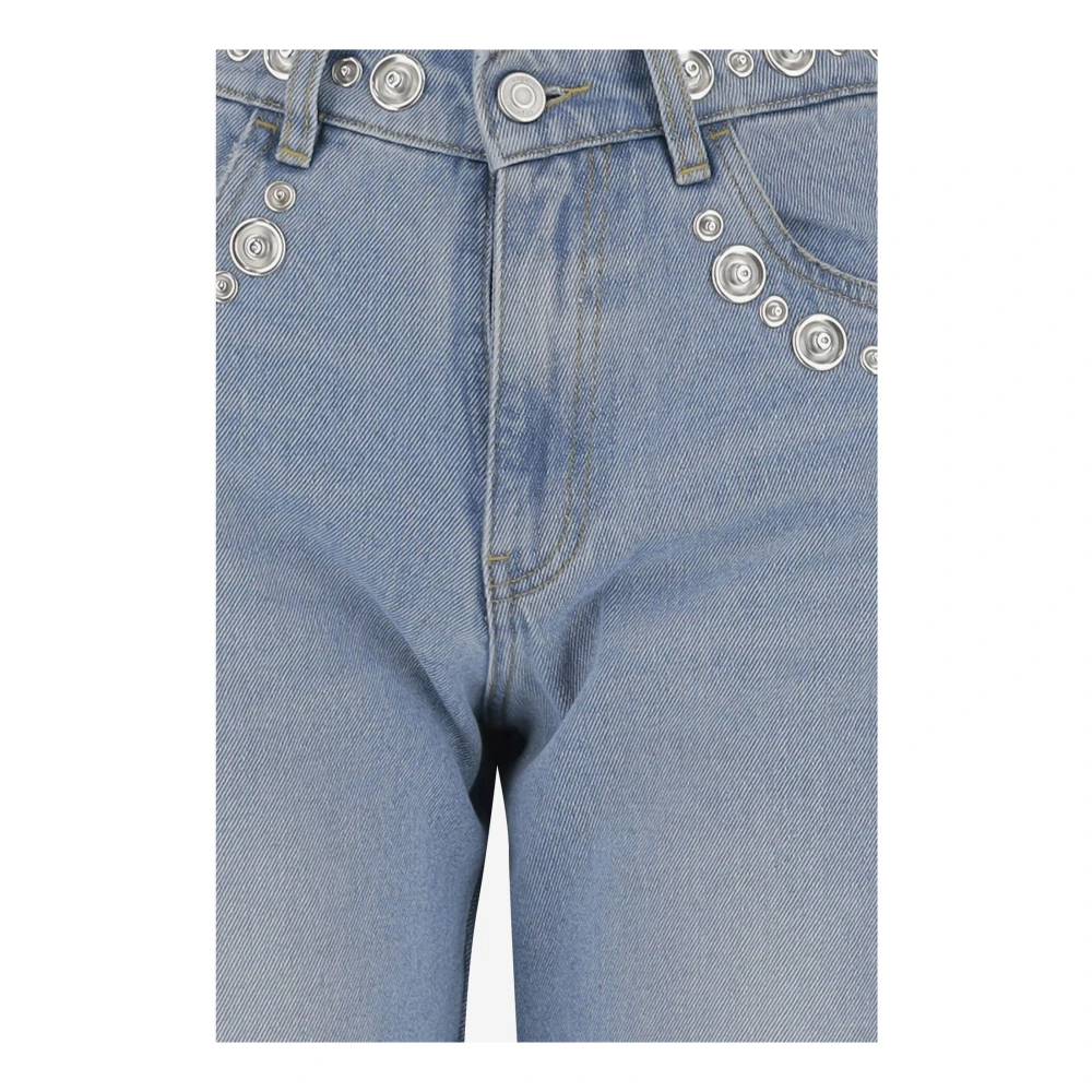 Coperni Lichte Denim Jeans Blue Dames