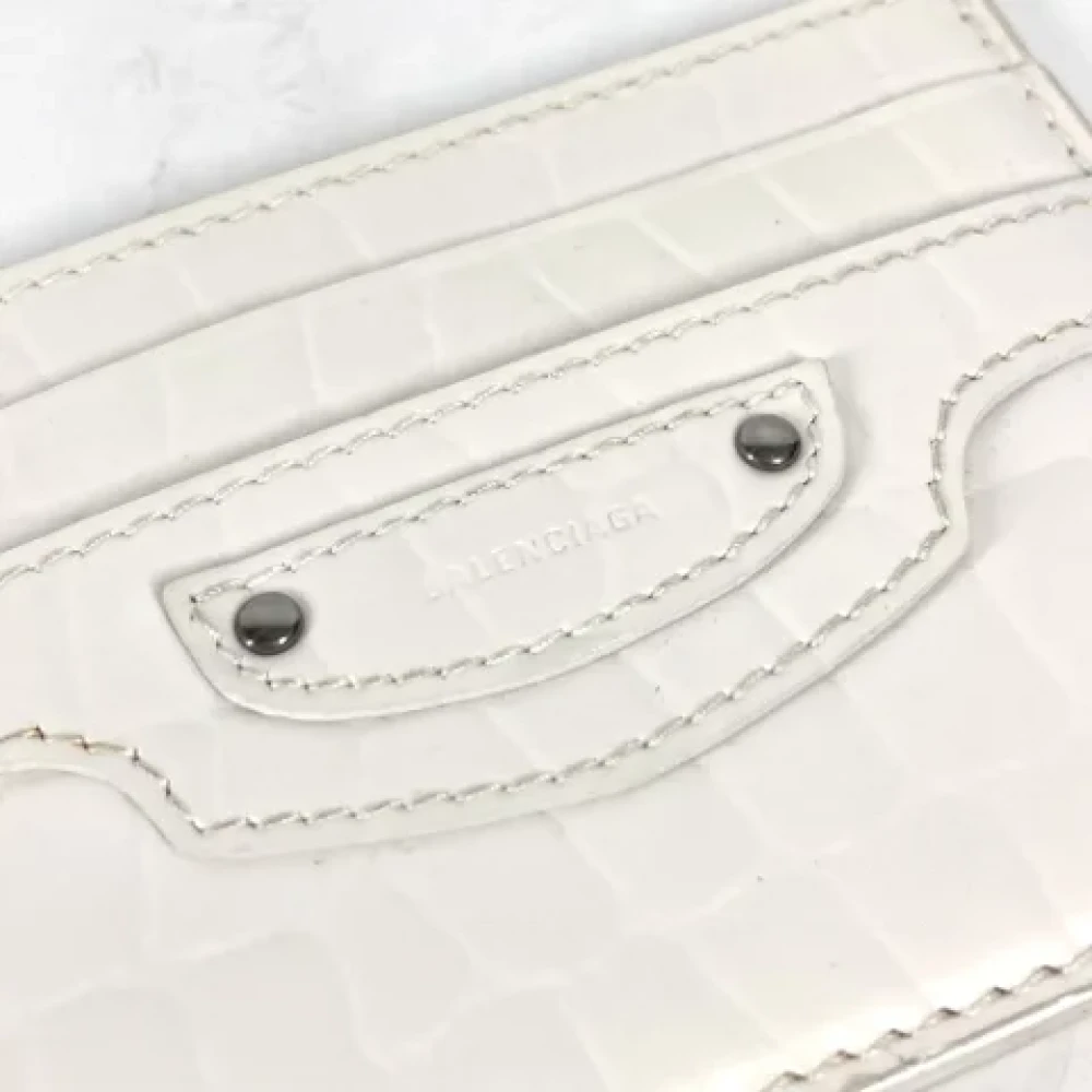 Balenciaga Vintage Pre-owned Leather wallets White Dames