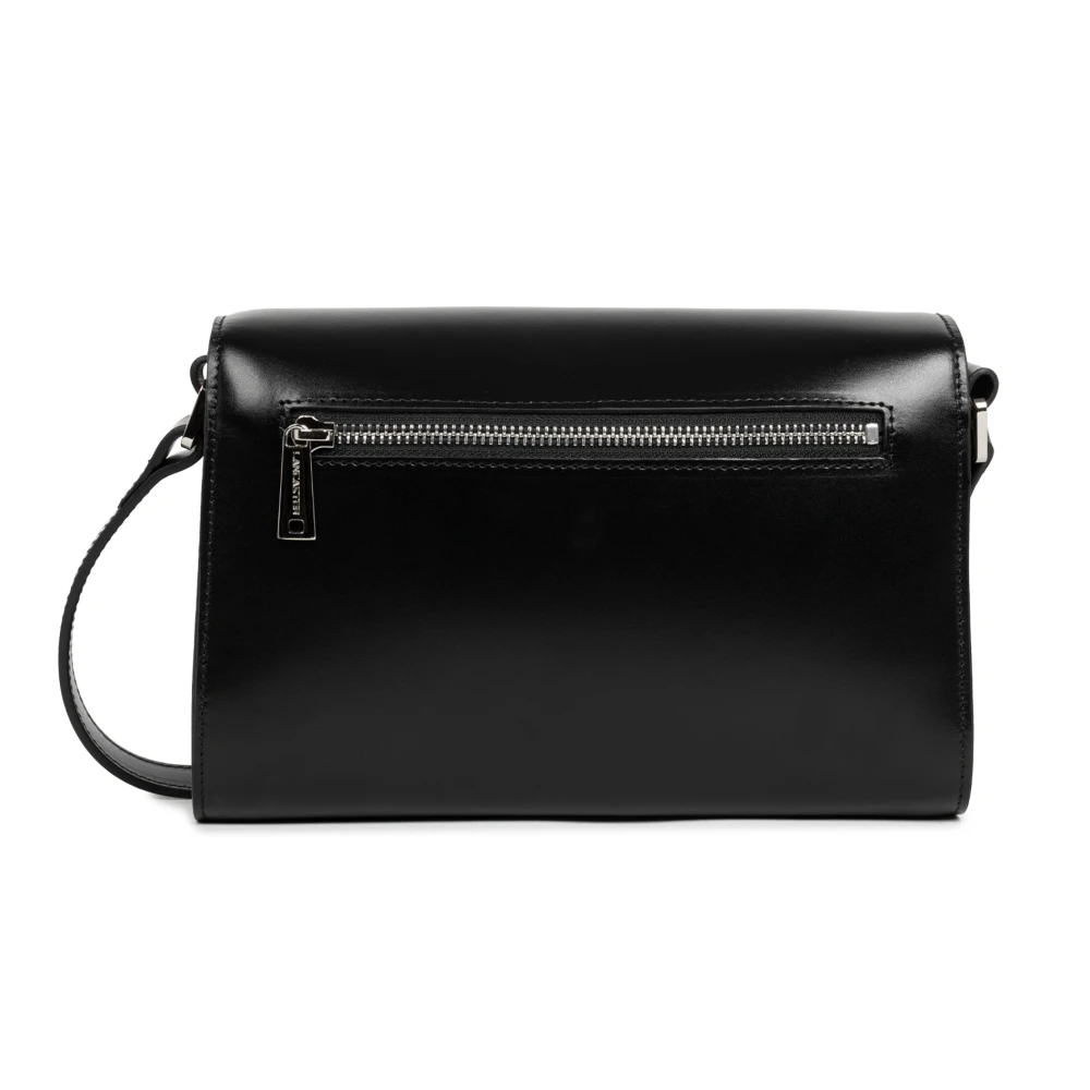 Lancaster Klep Crossbody Tas met Metalen Sluiting Black Dames