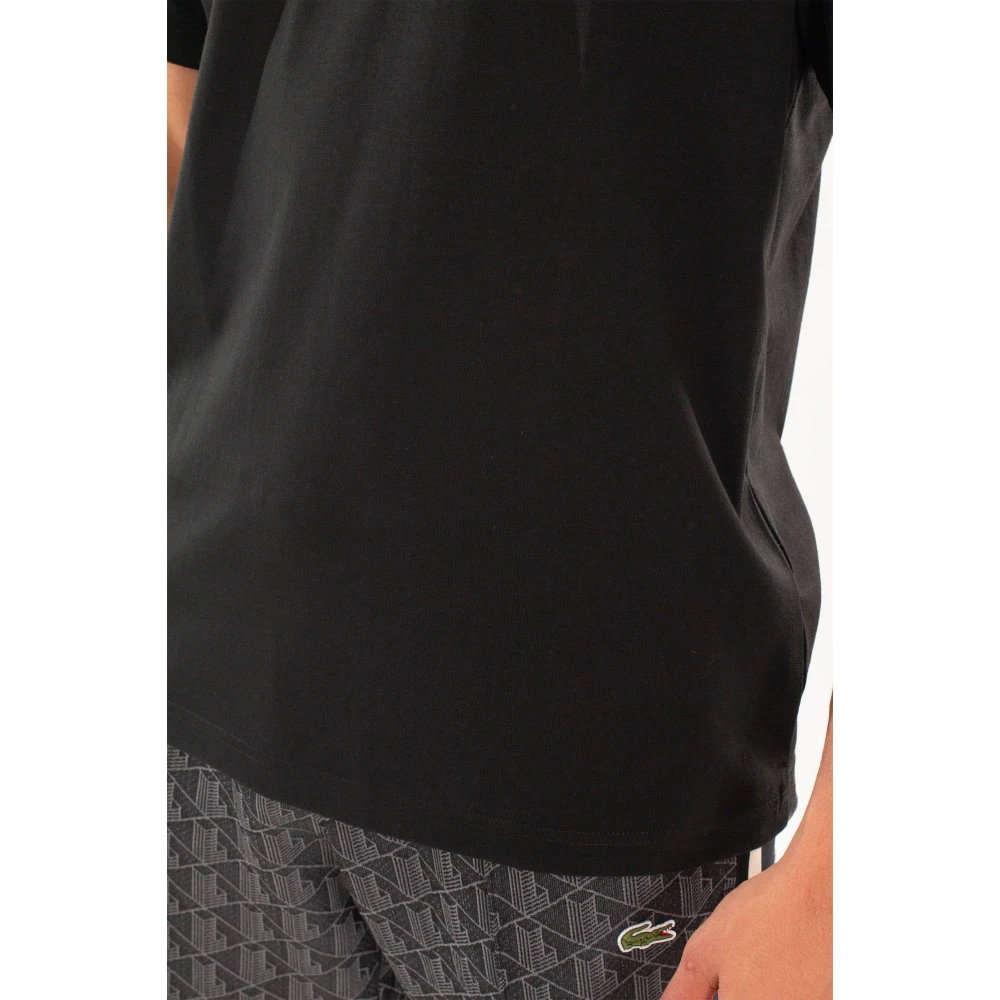 Lacoste Klassieke Croc Tee in 031 Black Heren