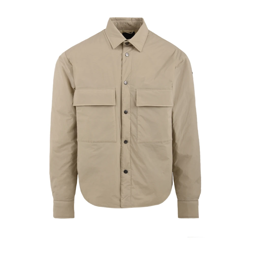 Add Gewatteerd Shirt Beige Heren