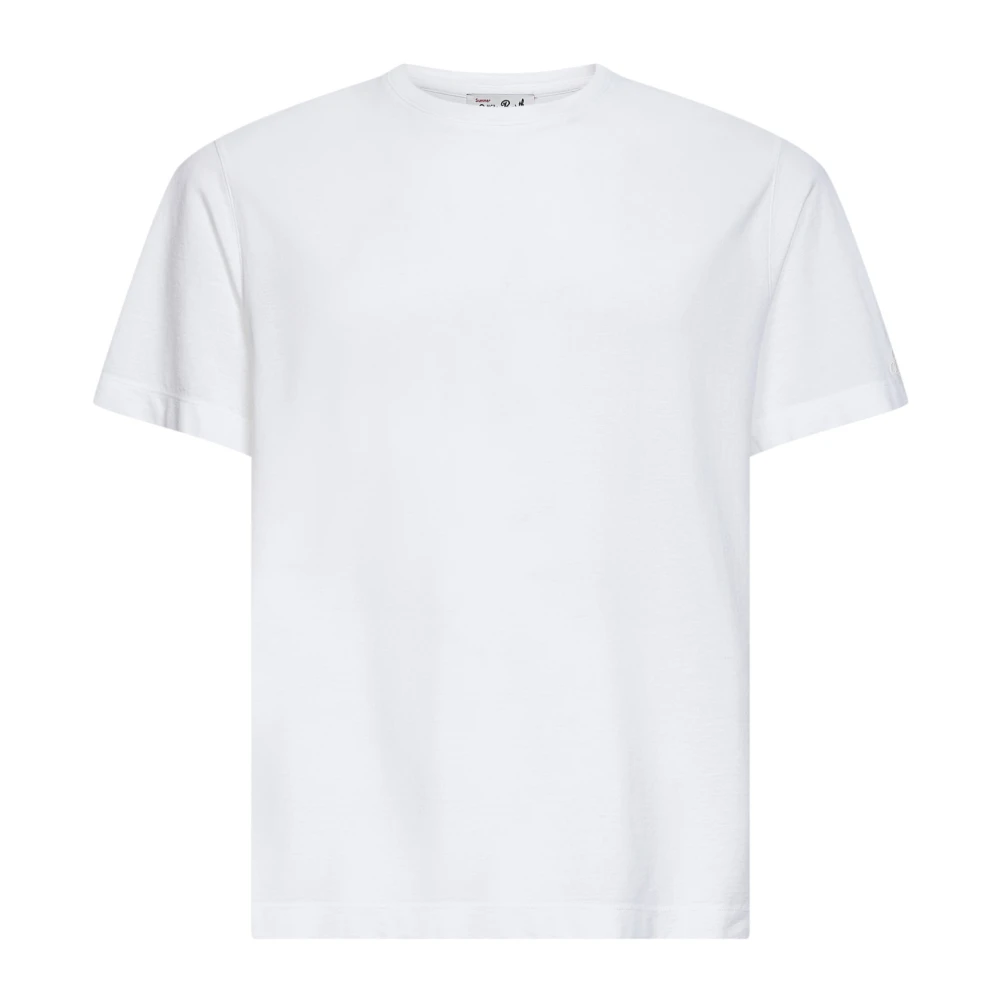Mc2 Saint Barth White Crew Neck T-Shirt - Male - T-Shirts - 2XL - Tops