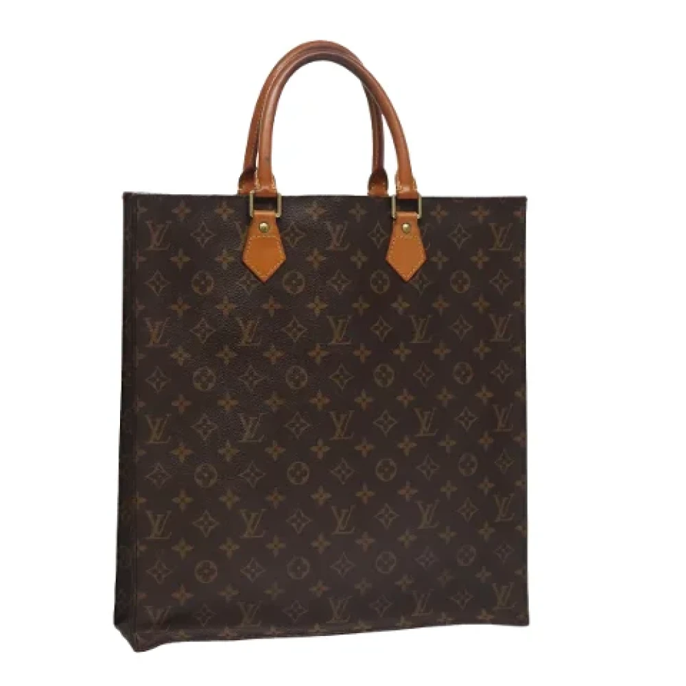 Louis Vuitton Vintage Pre-owned Canvas handbags Brown Dames