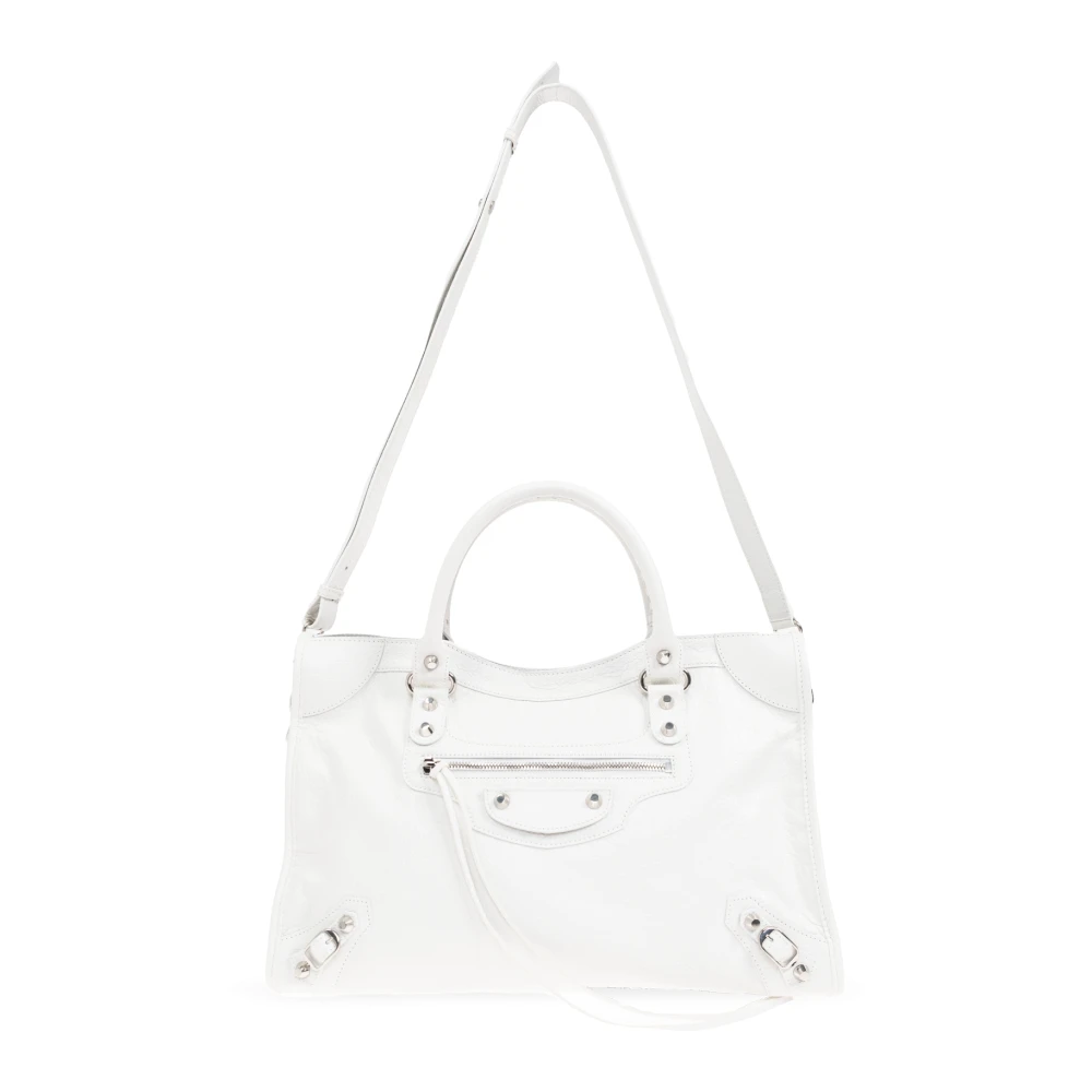 Balenciaga Handväska Le City Medium White, Dam