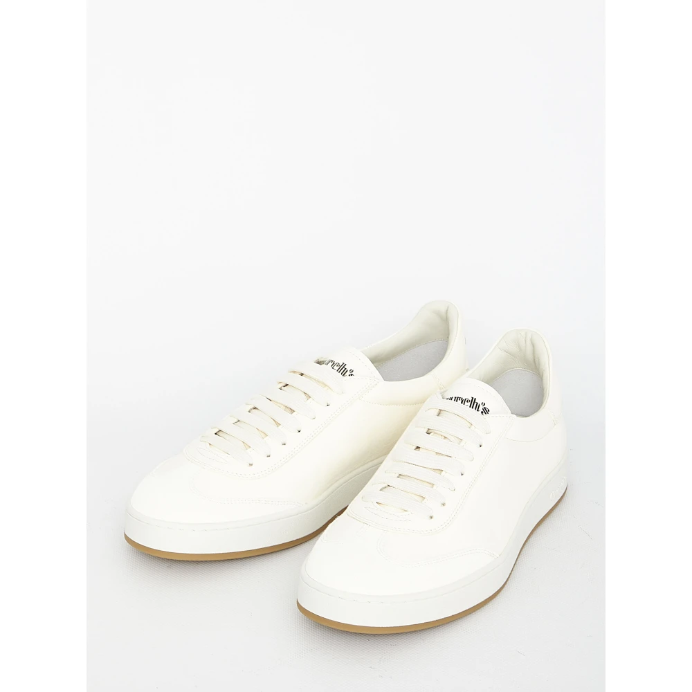 Church's Crème Leren Sneakers Aw23 White Heren