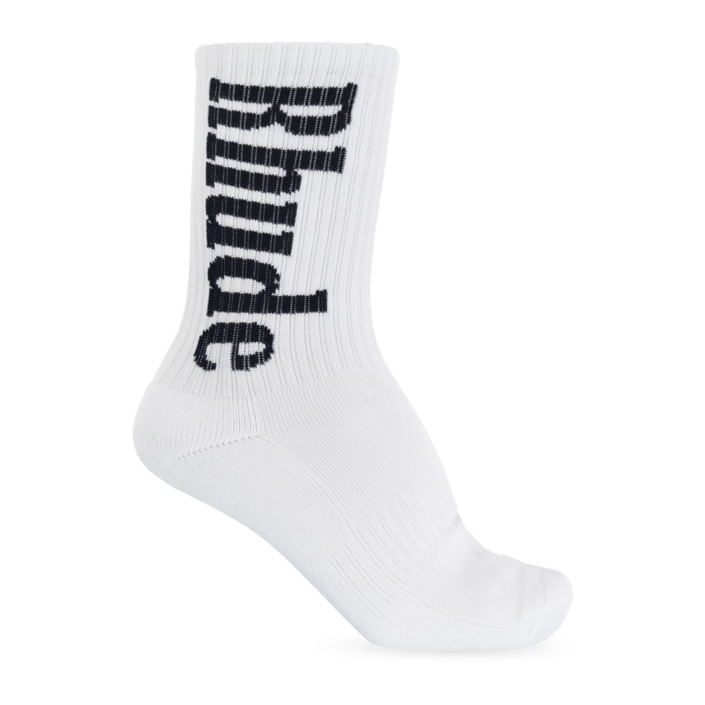 Rhude Logo Sokken White Heren