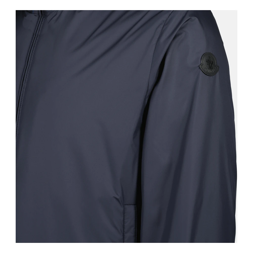 Moncler Blauwe Windjack Berre Lente-Zomer 2025 Blue Heren