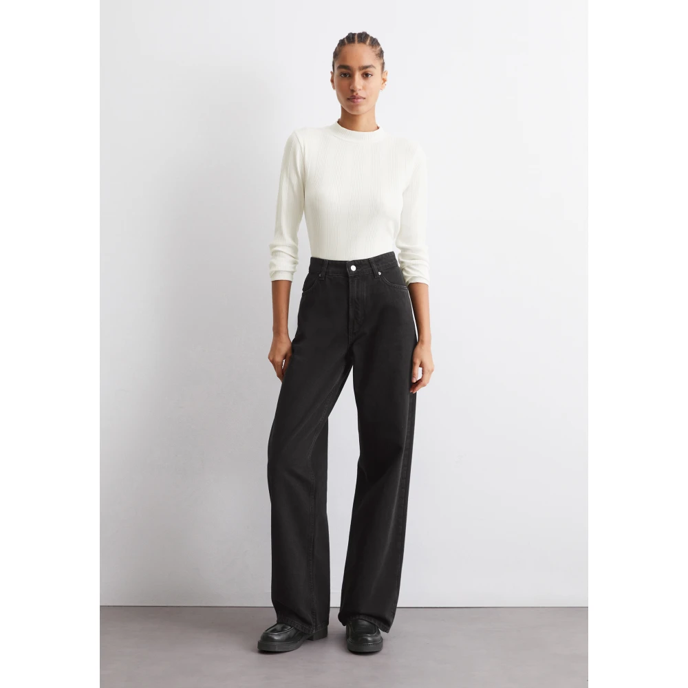 Marc O'Polo Jeans model Tomma wide Black Dames