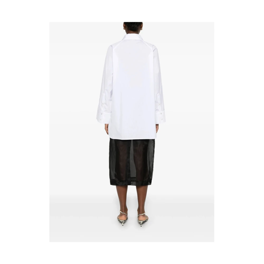 Marella Witte Button-Up Shirt Emily R. White Dames