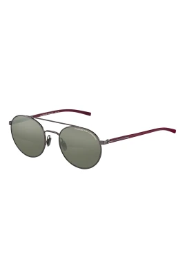 Stylish Sunglasses in Grey Red/Olive