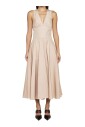 elegante-robe-midi-en-coton-beige