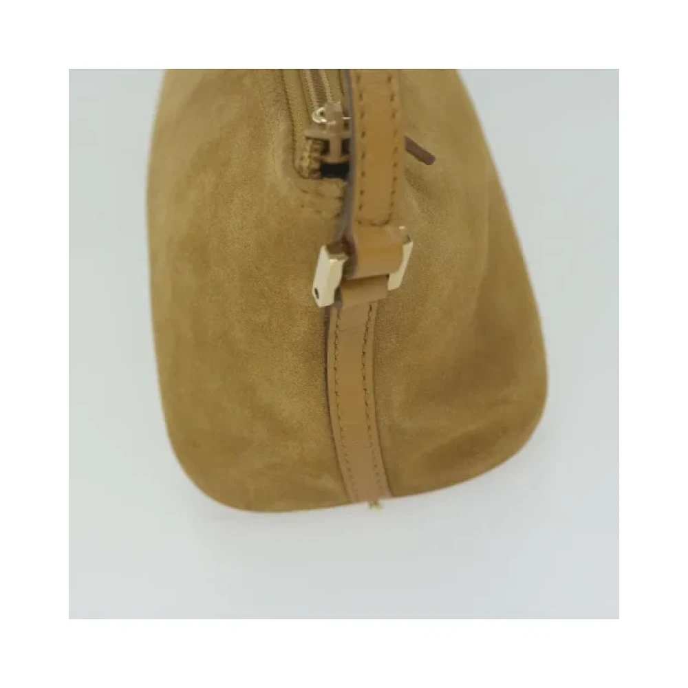 Gucci Vintage Pre-owned Suede gucci-bags Beige Dames