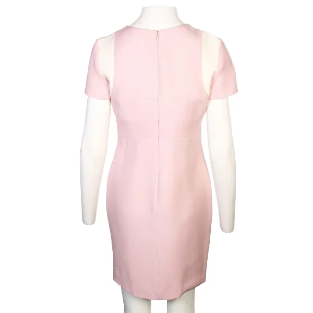 Prada Vintage Pre-owned Wool dresses Pink Dames