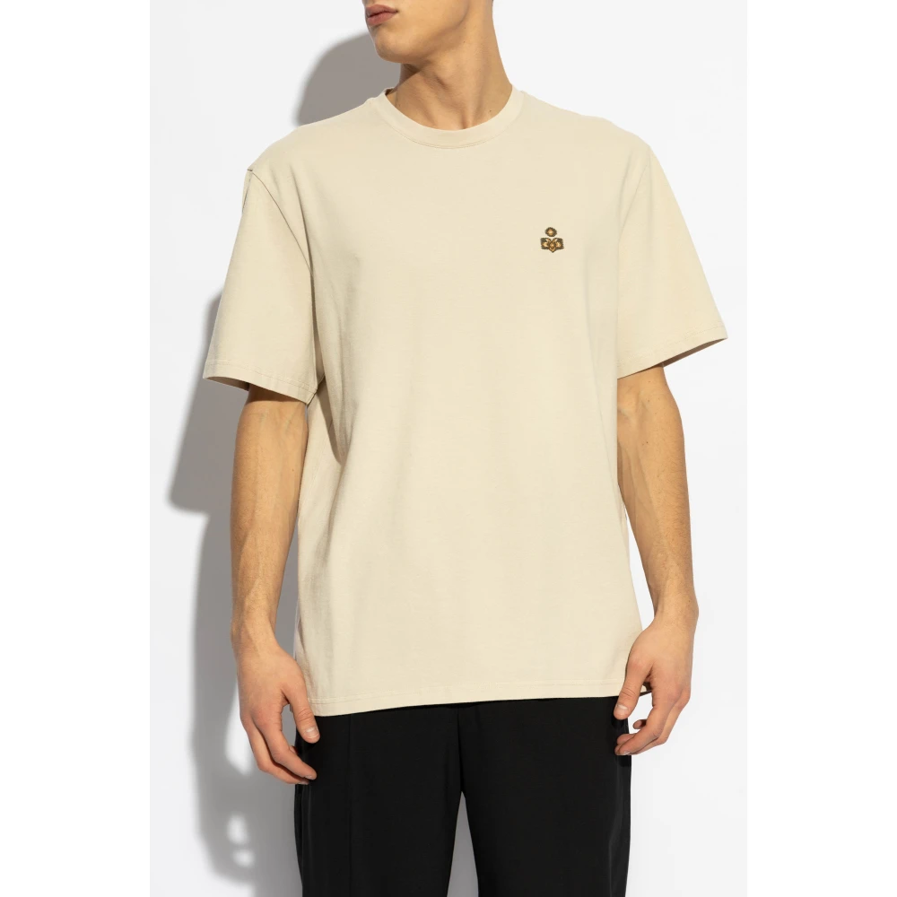 Isabel marant T-shirt Hugo Beige Heren