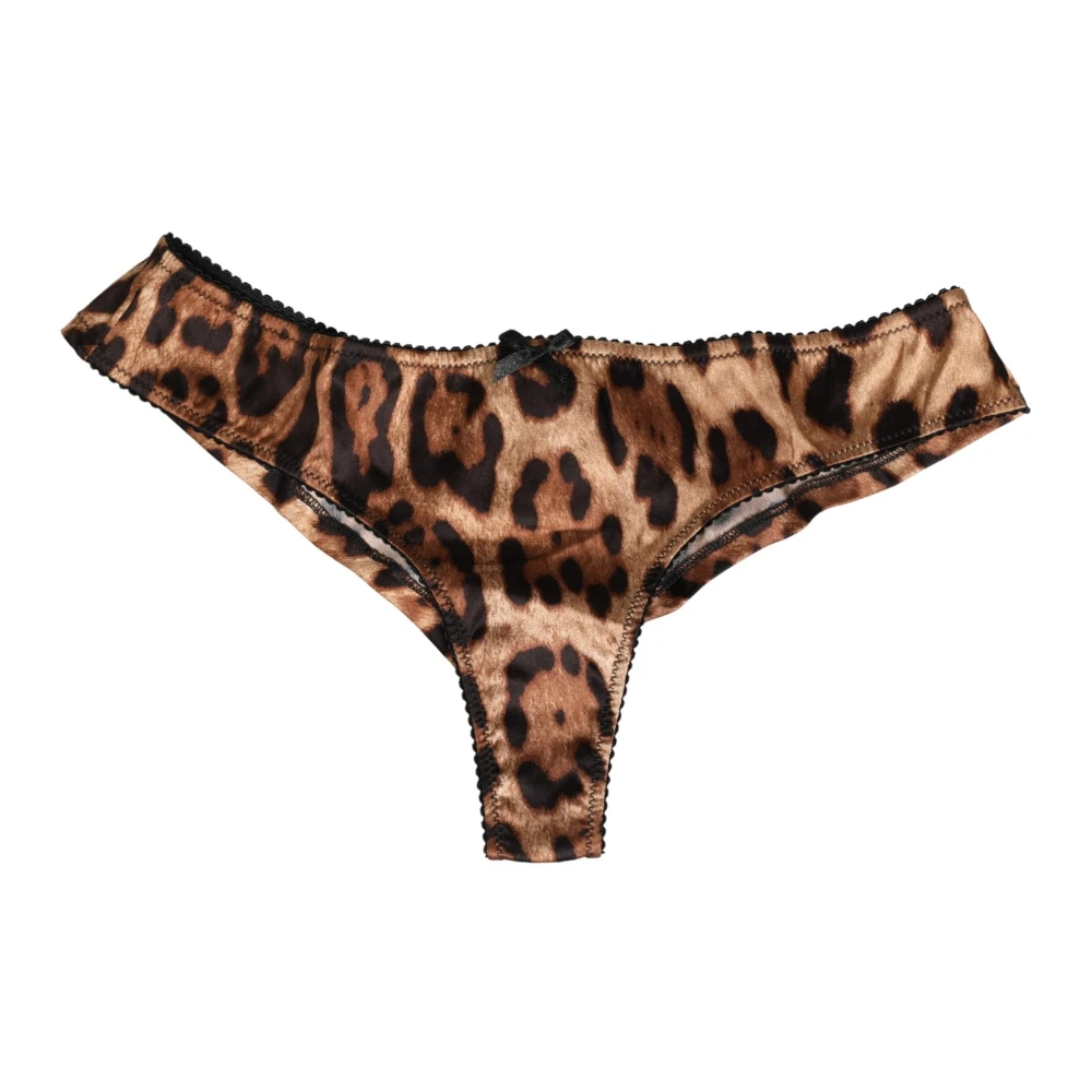 Dolce & Gabbana Women's Brown Brief Panty - Underpants - S - Underwear