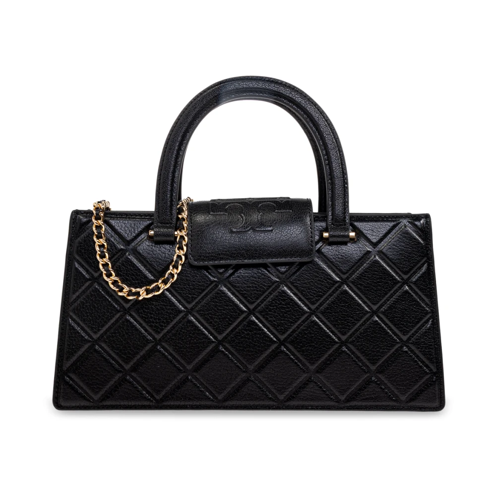 Tory Burch Women's Black Handbag `Fleming`