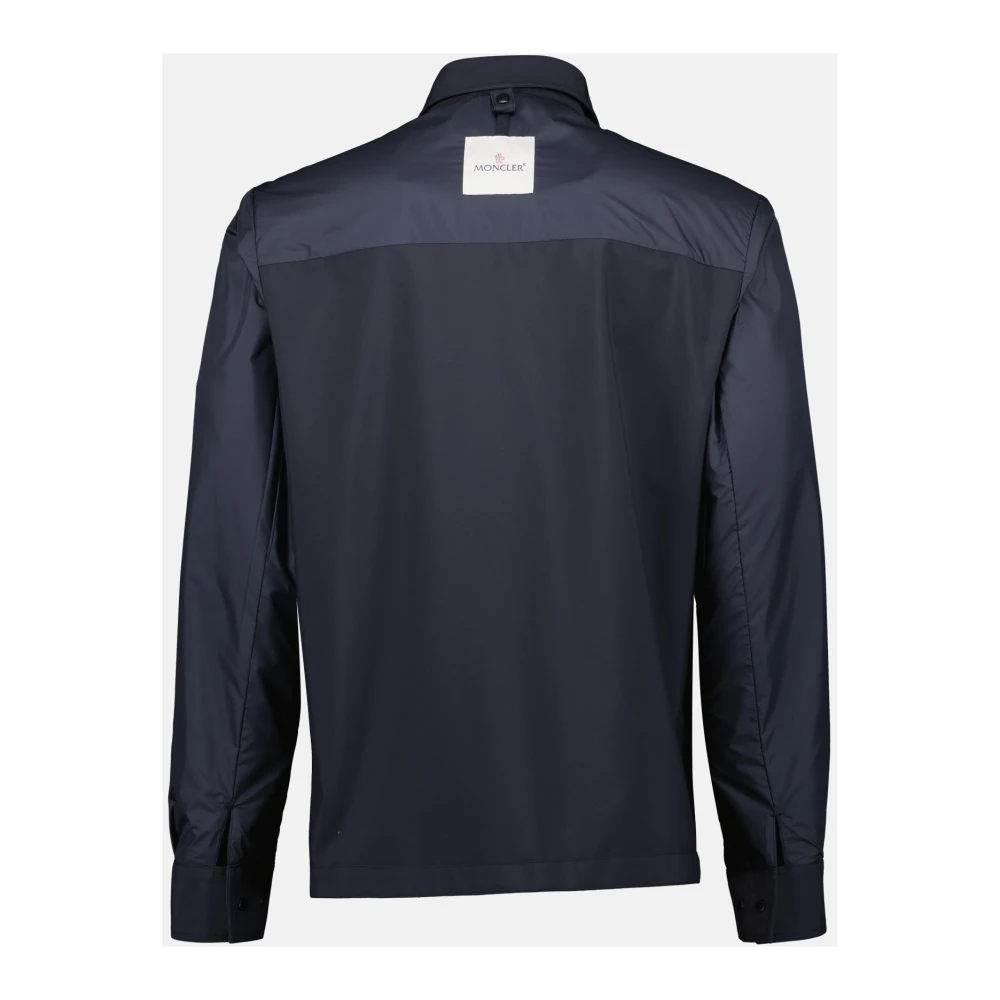 Moncler Omkeerbare windbreaker met gewatteerd vest Blue Heren