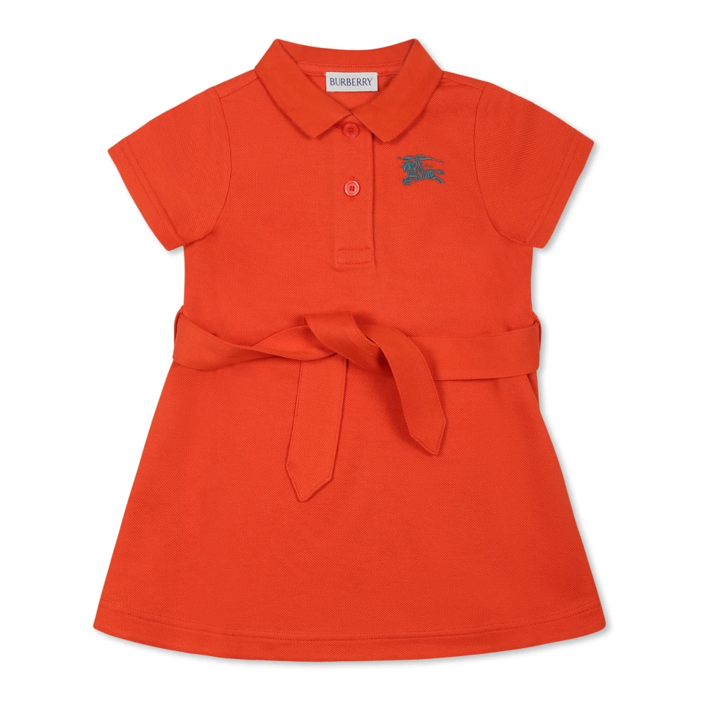 Burberry Orange Kortärmad Casual Klänning Orange, Unisex