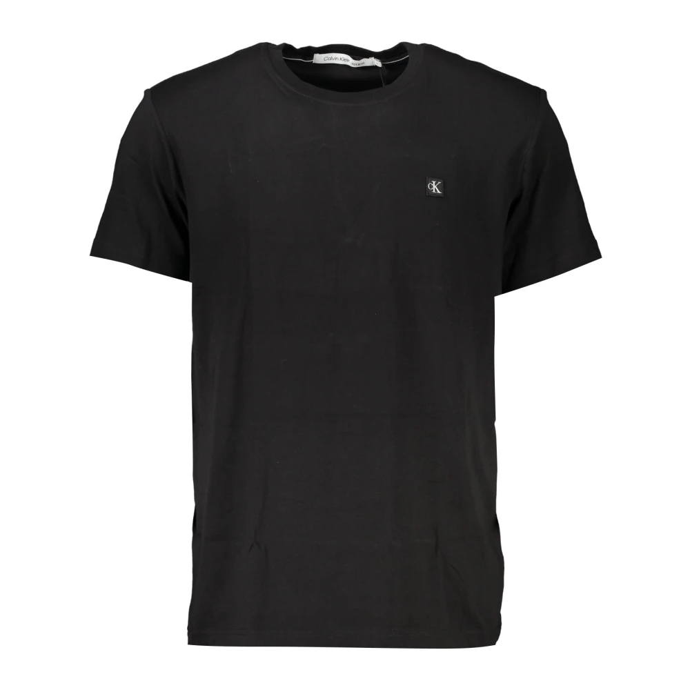 Calvin Klein Zwarte heren T-shirt met korte mouwen Black Heren
