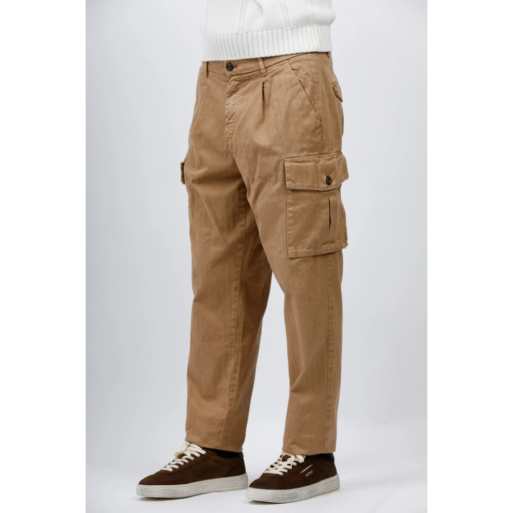 Mason's Cargo broek met gestructureerd ontwerp Beige Heren