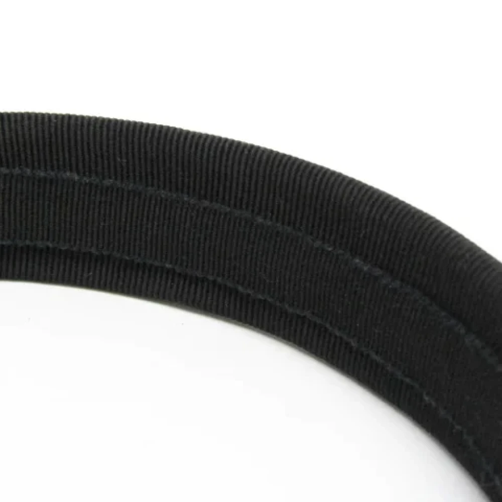 Salvatore Ferragamo Pre-owned Fabric hair-accessories Black Dames