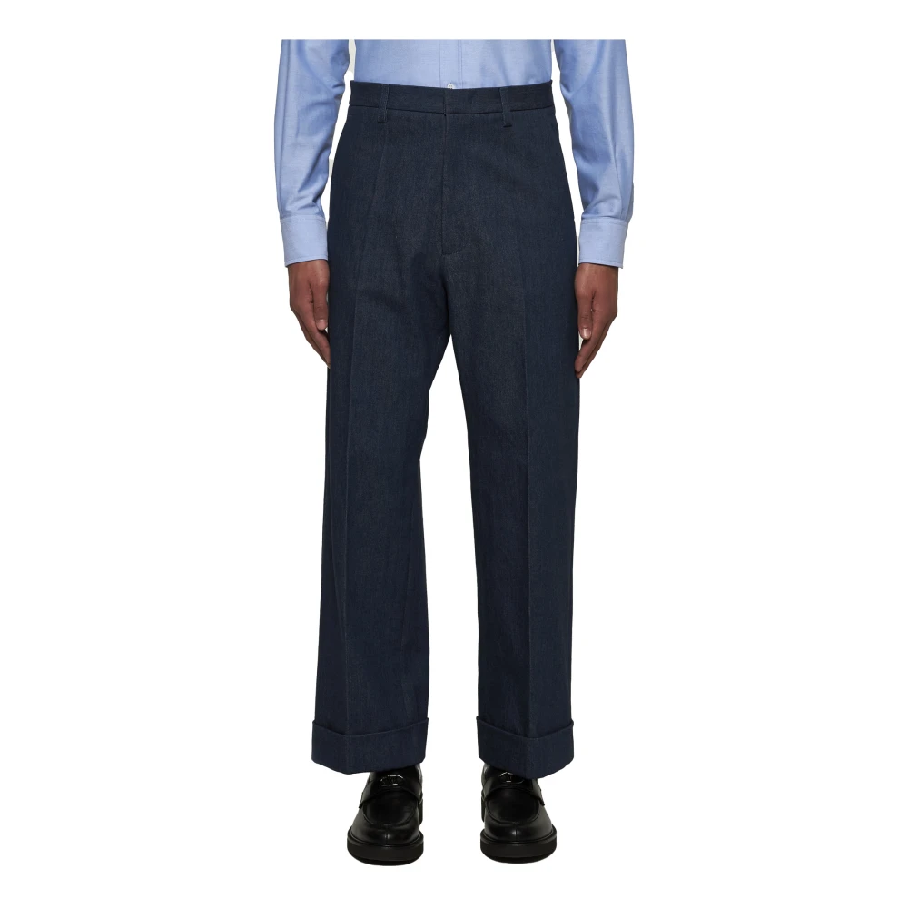 Valentino Stijlvolle Denim Jeans Blue Heren