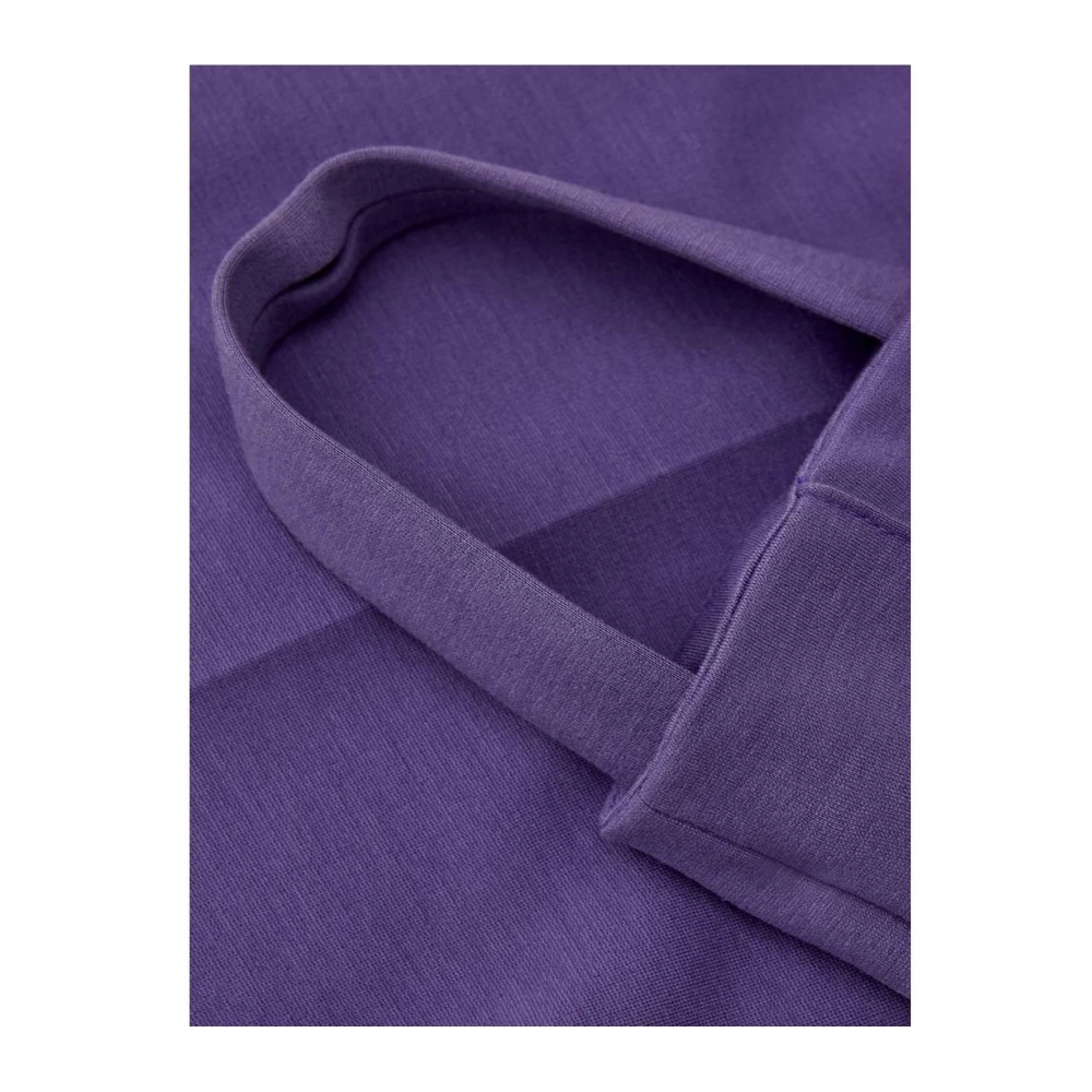 Lardini Paarse Viscose Tailored Broek Vrouwen Purple Dames